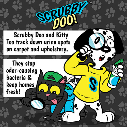 Scrubby Doo - Pet Urine Remover Kit | Carpet, Furniture, Upholstery Spotter | 1 Quart | SD-CRPT-W3V-GMF