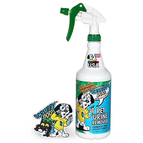 Scrubby Doo - Pet Urine Remover Spray | Carpet, Furniture, Upholstery Spotter | 1 Quart | SD-CRPT